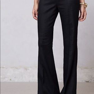 Elevenses (Anthropologie) Wide Leg Button Trousers